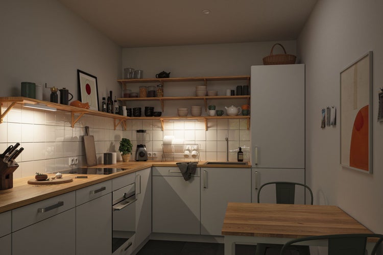 Paulmann Atali LED Unterbauleuchte und Produktverpackung