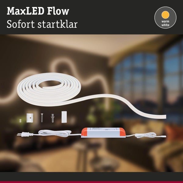 MaxLED Flow LED-Streifen mit Zubehör
