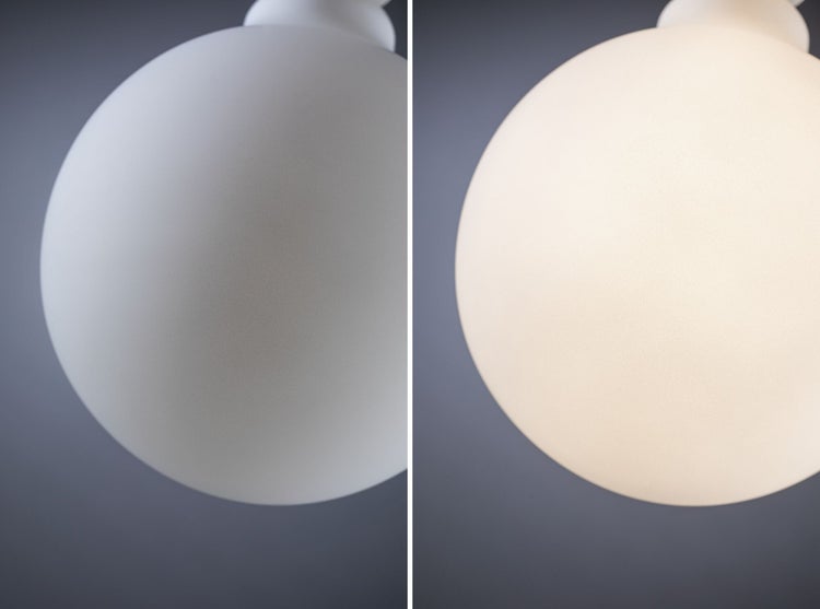 White Lampion Filament 230V LED Globe G125 E27 400lm 4,3W 3000K dimmbar Weiß