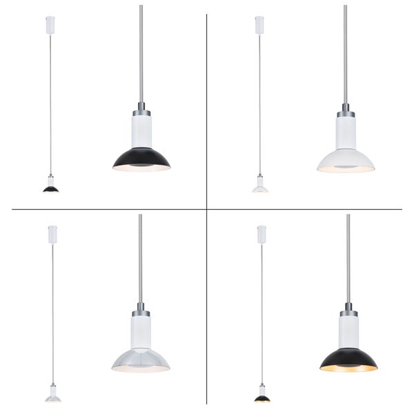 Neordic Pendelleuchte Runa GU10 max. 20W Weiß, Grau dimmbar