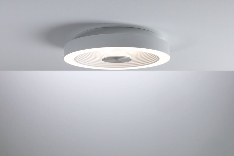LED Deckenleuchte Volea IP44 3000K 470lm / 1650lm 230V 3,5W / 13W dimmbar Weiß, Silber