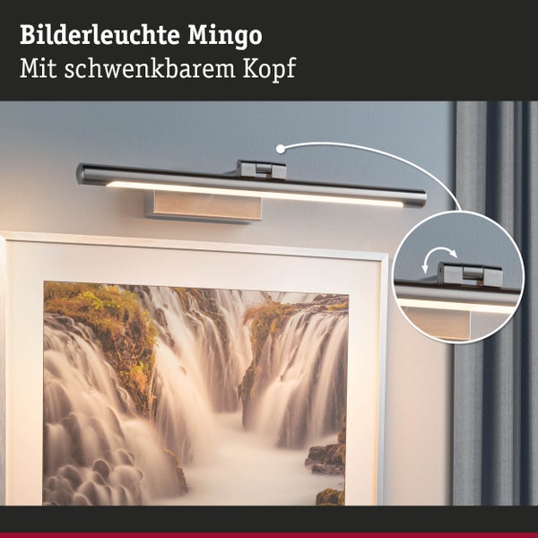 LED Bilderleuchte Mingo 3000K 510lm 230V 9,5W Alu gebürstet
