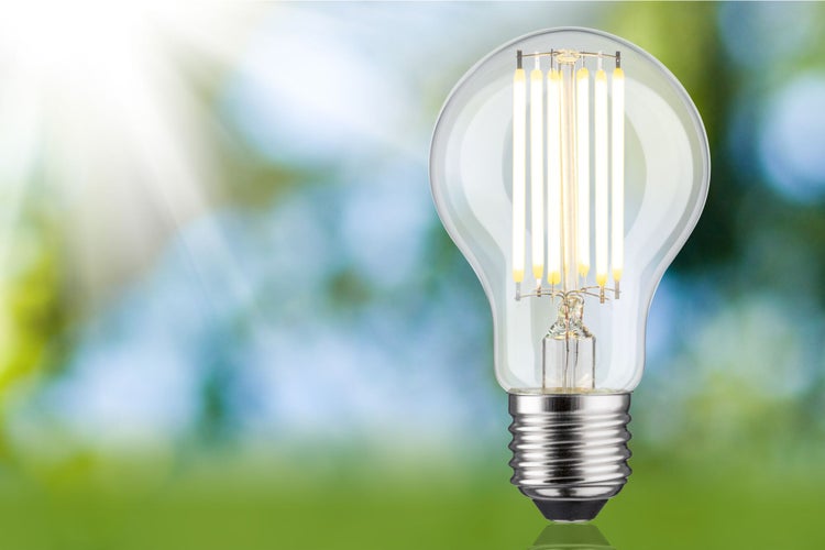 Eco-Line Filament 230V LED Birne E27 Einzelleuchte 1521lm 7,2W 3000K Klar