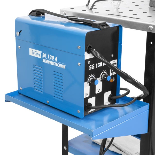 Güde Schweißgerät SG 130 A auf einem Werkstattwagen