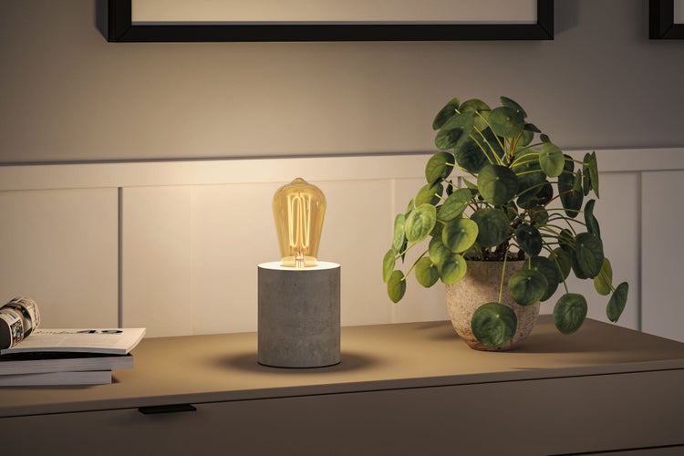 Rustic Shine Standard 230V LED Kolben E27 Filament in I-Form 300lm 4,2W 1800K dimmbar Gold