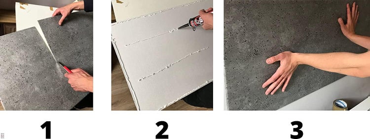 Paneelen aus reines Polystyrol XPS Styropor Deckenpaneelen Wandpaneelen 3mm dick - 100x50cm 0,5m² 0814XL Weiß