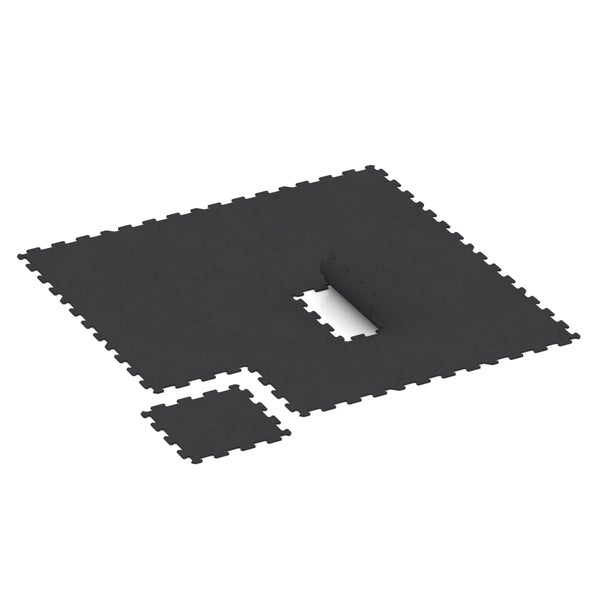 Verbundmatte aus Schaumstoff mit Verzahnung