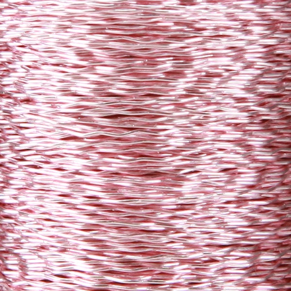 Gewellter Metalldraht zum Basteln und Dekorieren in Rosa.