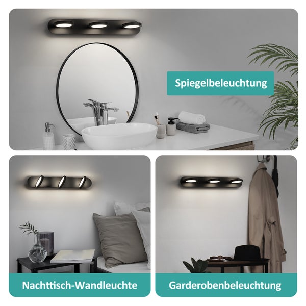EMKE Pendellampe 3 flammige Kronleuchter Vintage Pendellampe Retro Hängelampe Deckenleuchter, Schwarz Lampenschirm für E27, Wohnzimmer Cafe (1 Set)