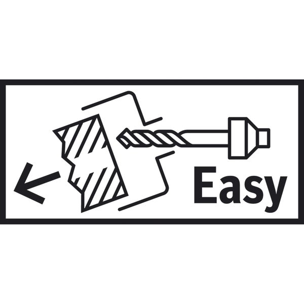 Symbol für einfache Entfernung des Bohrkerns