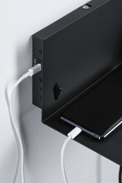 Wandleuchte Devara E27 1800K 110lm 230V 3,5W Schwarz matt