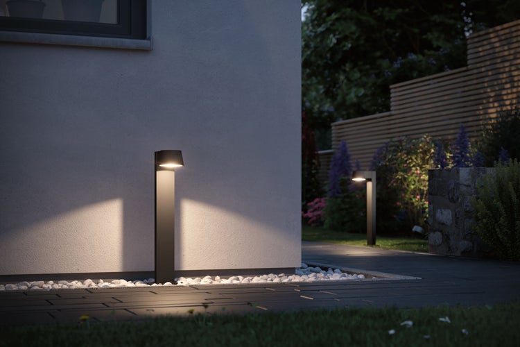 LED Pollerleuchte Capea IP44 500mm 3000K 6W 500lm 230V 98° Anthrazit Aluminium