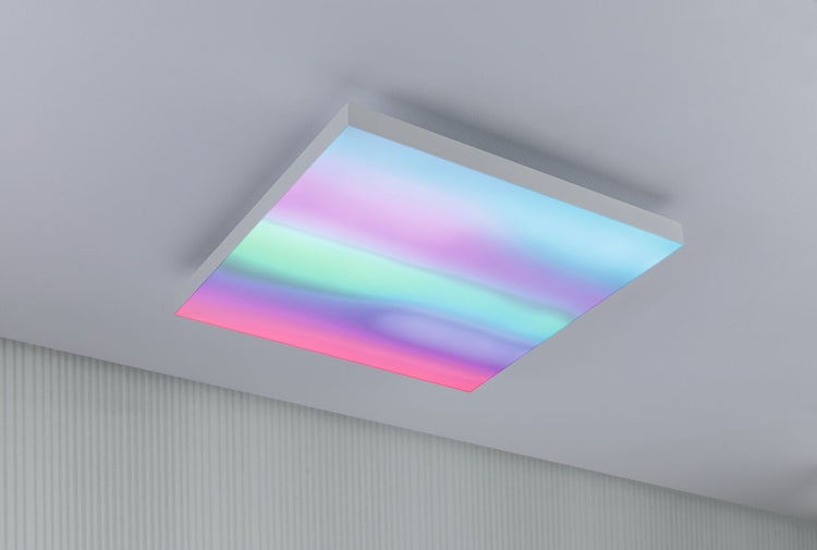 LED Panel Velora Rainbow dynamicRGBW eckig 450x450mm 19W 1690lm RGB+ Weiß dimmbar