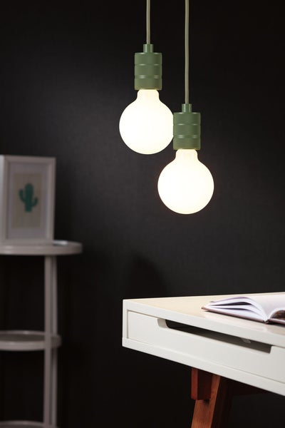Neordic Pendelleuchte Tilla E27 max. 60W Hellgrün dimmbar Metall