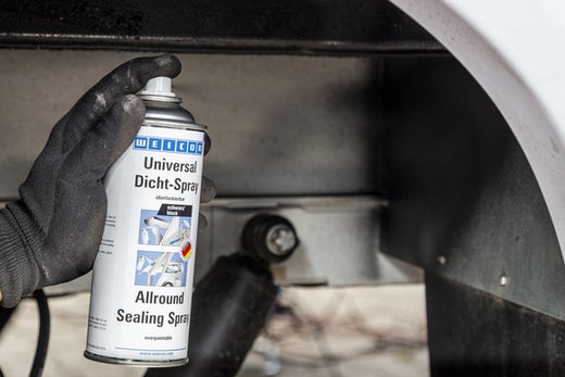 WEICON Universal Dicht-Spray|sprühbarer Kunststoff zum Abdichten|400 ml|grau