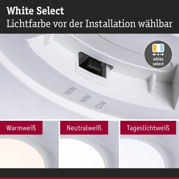 LED Panel Alya rund 230mm 17W 1700lm 3000 - 6500K Weiß