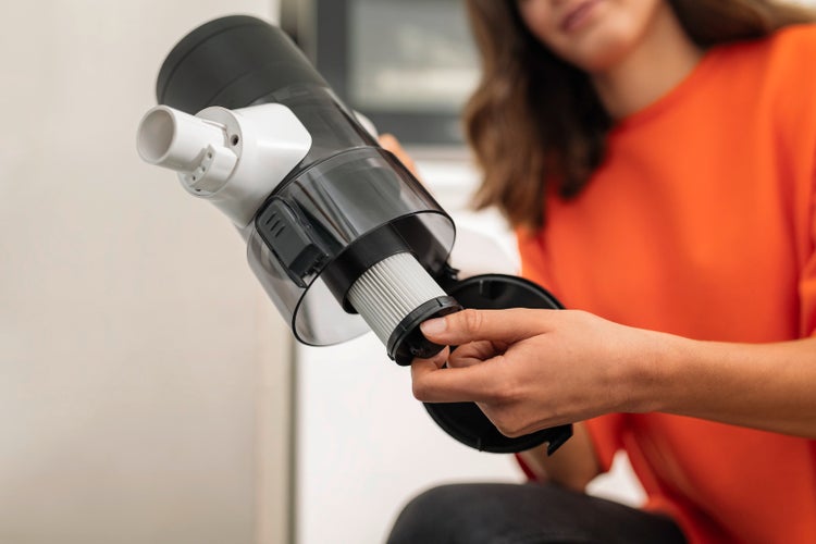 Badteppich mit Streifenmuster