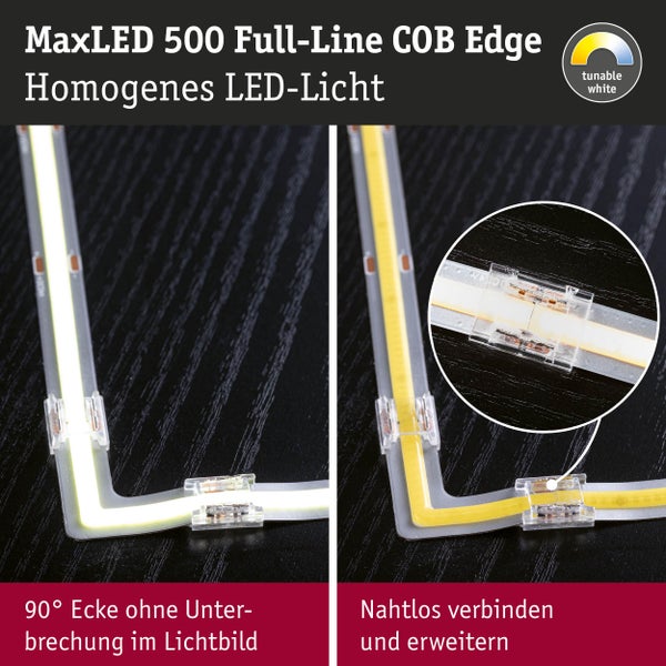 MaxLED 500 LED-Lichtband mit tunable white Funktion in der Anwendung