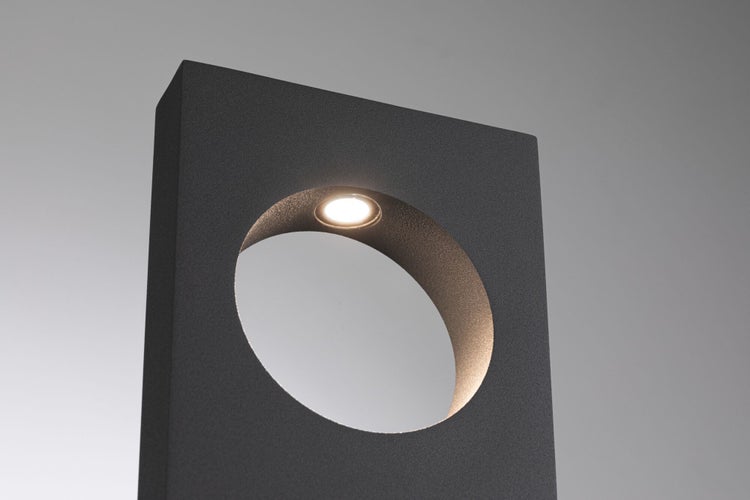 LED Pollerleuchte Ivo IP65 505mm 3000K 5,5W 150lm 230V Grau Aluminium