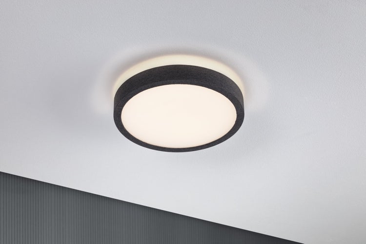 LED Panel Cosara IP44 rund 300mm 15W 1300lm 3000K Dunkelgrau