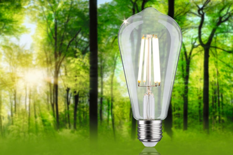 Eco-Line Filament 230V LED Kolben ST64 E27 840lm 4W 4000K Klar