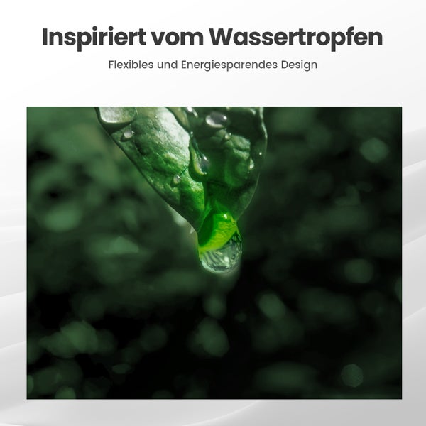 EMKE LED Badspiegel 75x55 cm, asymmetrisches Design, 3 dimmbare Lichtfarben und Helligkeit, Anti-Beschlag, Memory-Funktion, IP44, flexible Montage, für Bad