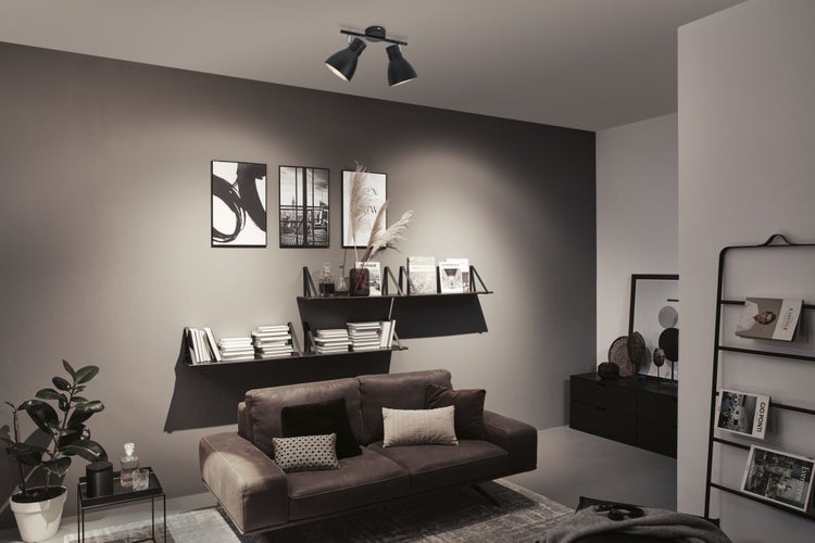 Spotlight Davy E27 230V max. 2x20W dimmbar Schwarz