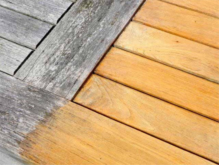 Teak Entgrauer 3 Liter entfernt graue Patina Schmutz und Fett