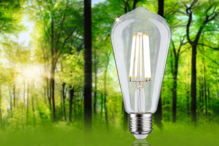 Eco-Line Filament 230V LED Kolben ST64 E27 840lm 4W 3000K Klar