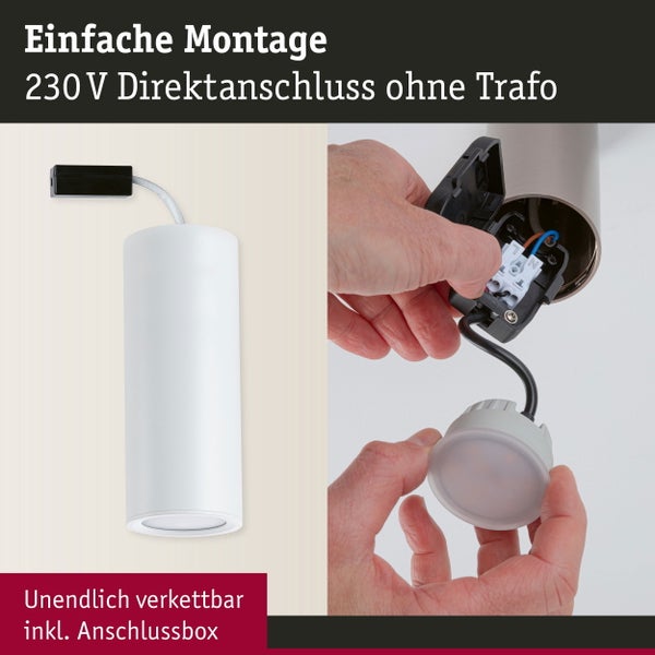 LED Deckenleuchte 3-Step-Dim Barrel 2700K 470lm 230V 6W dimmbar Weiß matt