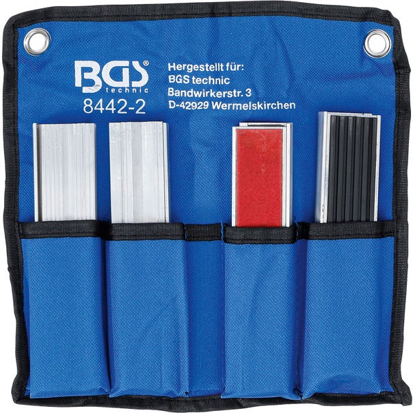 BGS technic Bremskolbenrücksteller-Adapterset in blauer Werkzeugtasche