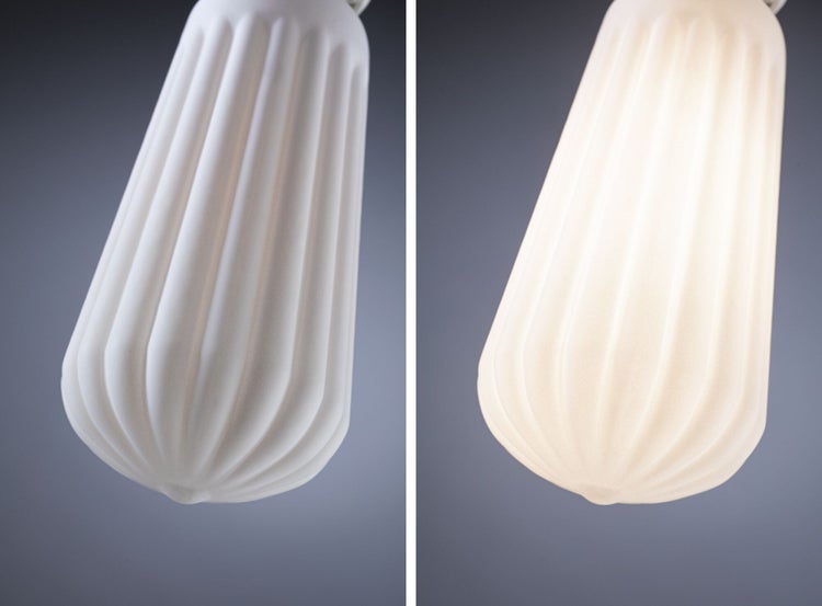 White Lampion Filament 230V LED Kolben ST64 E27 400lm 4,3W 3000K dimmbar Weiß