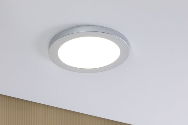 LED Einbaupanel 2in1 Cover-it rund 225mm 16,5W 1200lm 4000K Chrom matt