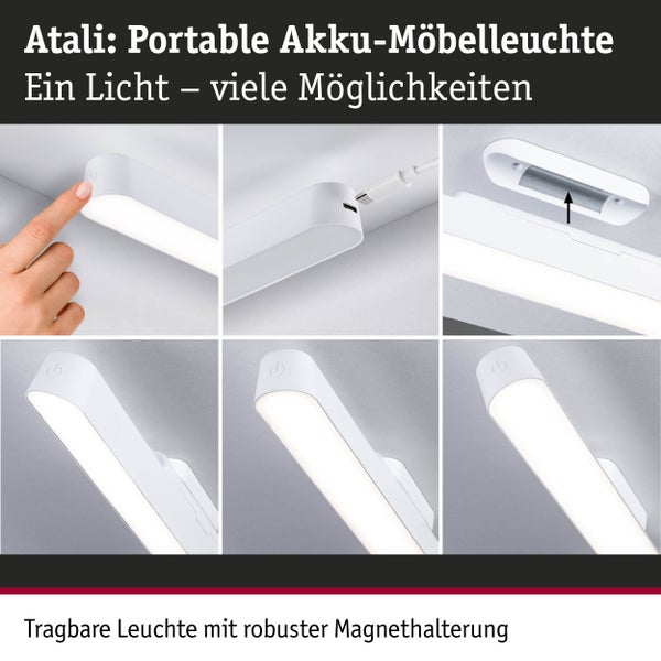 Mobile Möbelaufbauleuchte Atali 240lm 4000K Weiß