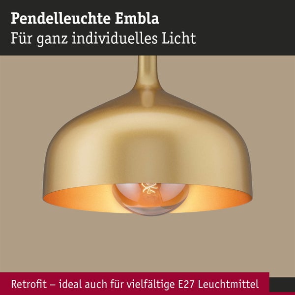 Pendelleuchte mit E27 Fassung