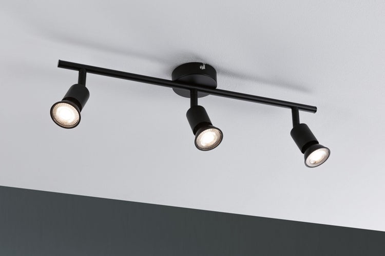 Spotlight Carolina GU10 230V max. 3x10W dimmbar Schwarz matt