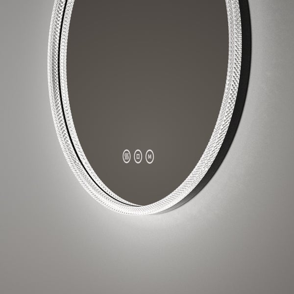 Runder Spiegel mit LED-Beleuchtung und Touch-Sensor
