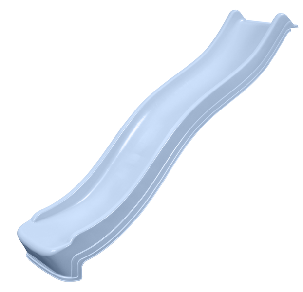 Rutsche für den Aussenbereich, aus Kunststoff