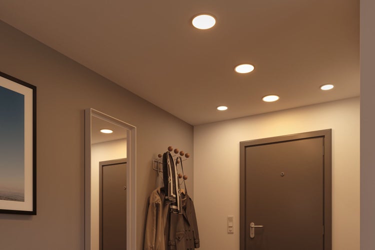 VariFit LED Einbaupanel 3-Step-Dim Areo IP44 rund 230mm 16W 1400lm 3000K Weiß dimmbar