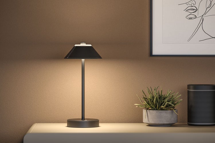 Mobile Tischleuchte Pellini White Switch 300lm 2W Schwarz, Schwarz matt