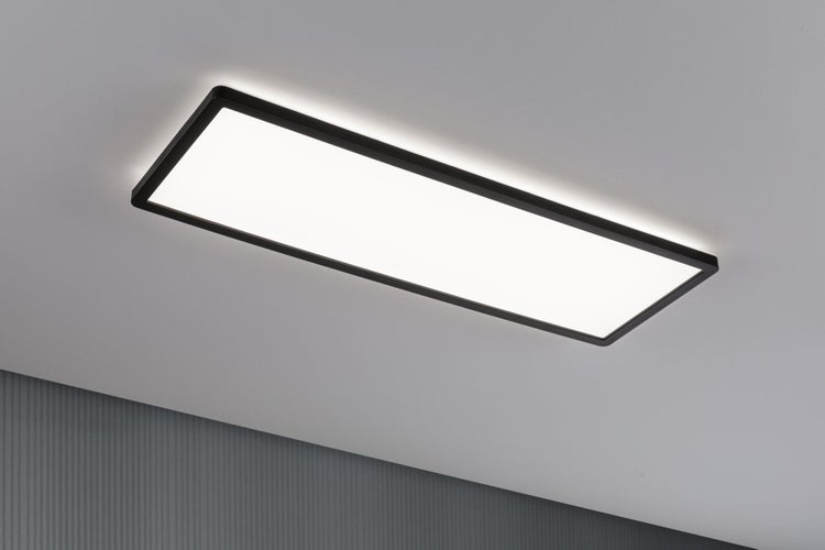 LED Panel 3-Step-Dim Atria Shine Backlight eckig 580x200mm 22W 1800lm 4000K Schwarz dimmbar