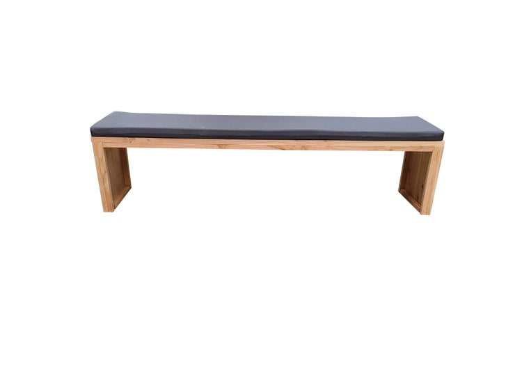 Wood4you - Gartenbank Amsterdam - Douglasie - 140L x 40H x 38T cm - inklusive Polster