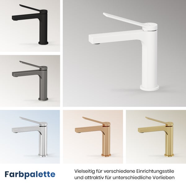 Farbauswahl für Waschtischarmatur zur Auswahl verschiedener Designs