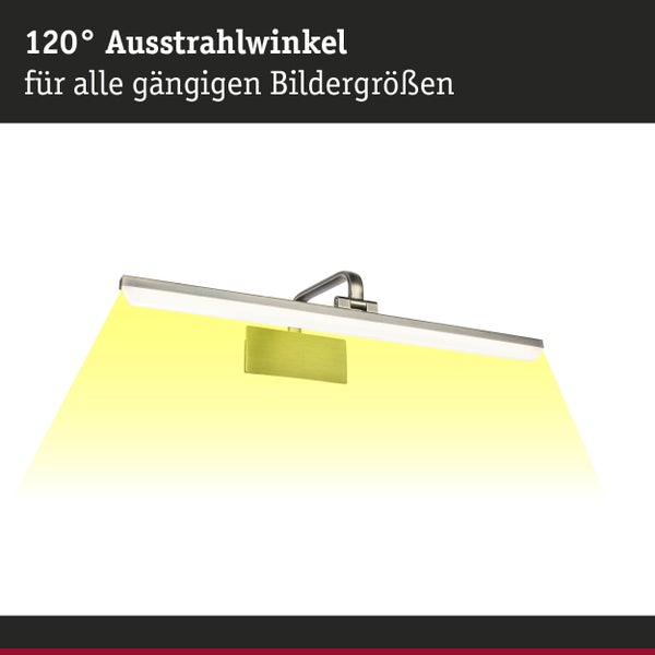 LED Bilderleuchte Renan 3000K 880lm 230V 11W Altmessing