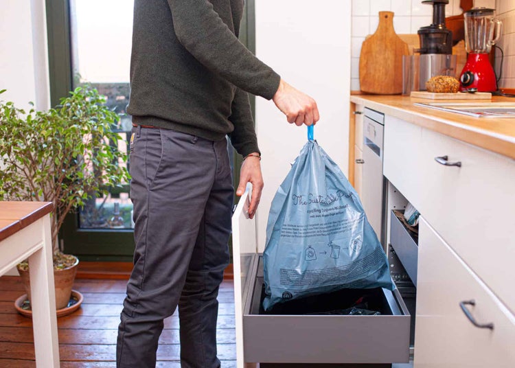 TSP Recycling Zugband-Müllbeutel 20 L 900 Stück