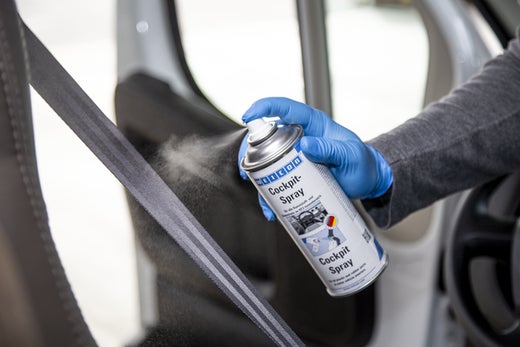 WEICON Cockpit-Spray|Armaturenreiniger für Fahrzeuge|400 ml|transparent