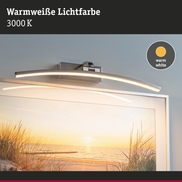 LED Bilderleuchte Bento 3000K 520lm 230V 10W Alu gebürstet