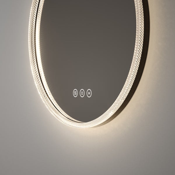 Runder Spiegel mit Beleuchtung und Touch-Funktion