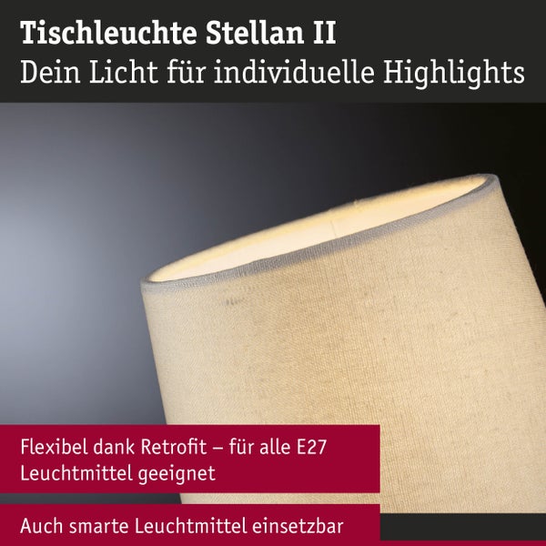 Stellan II Tischleuchte geeignet für E27 Leuchtmittel