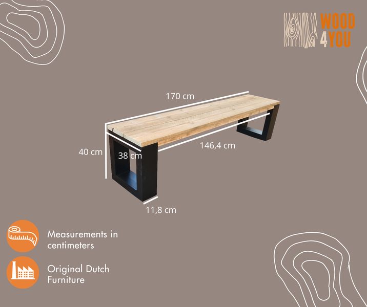 Wood4you - Bank - New Orleans - Gartenbank